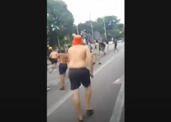 Torcidas do Ceará brigam e param trânsito em Fortaleza; ninguém foi preso