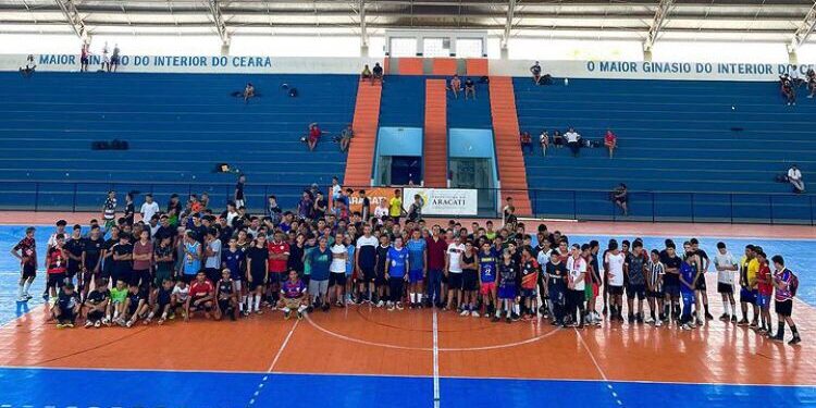 Aracati realiza seletiva para atletas do futsal de 15 e 17 anos