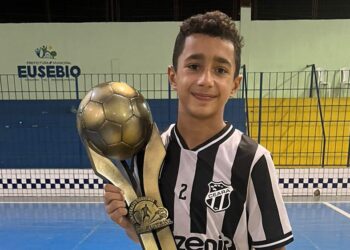 Garoto de 11 anos é destaque do Ceará Futsal