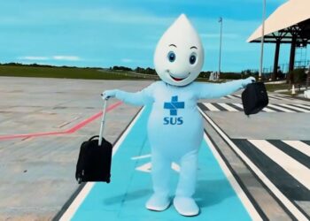 Zé Gotinha chega à Aracati para reforçar campanha de vacinação