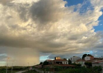 Região Nordeste deve iniciar a semana com muitas nuvens e chance de chuvas isoladas