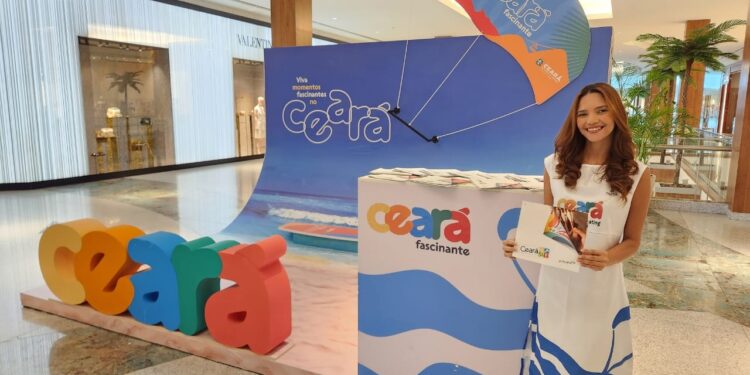 Ceará conta com estande em shoppings e aeroportos do Brasil para captar turistas