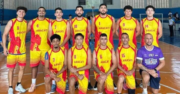 Seleção Aracatiense de Basquete masculina conquista título dos Jogos Abertos em Baturité