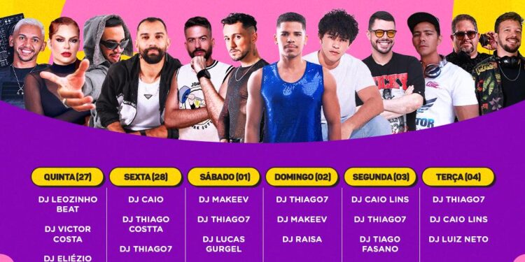 Carnaval do Aracati 2025: divulgada programação do Beco Mix