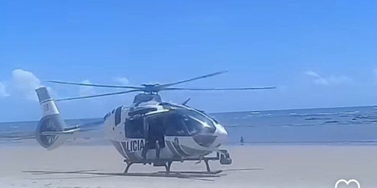 Equipes de resgate intensificam buscas por pescador desaparecido no litoral do Fortim