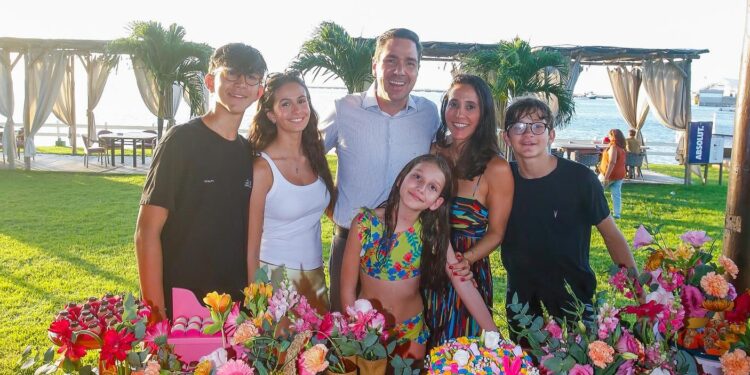 Eduardo Bismarck celebra os 10 anos da filha Malu e parabeniza esposa Nádia Bismarck