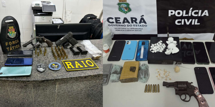 Mais de 300 suspeitos de envolvimento em crimes no Ceará foram capturados durante nova fase da Operação Integração Saturação Total