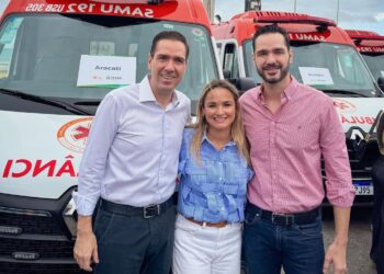 Aracati está na frota das novas ambulâncias do Samu Ceará entregues para reforçar o atendimento à população