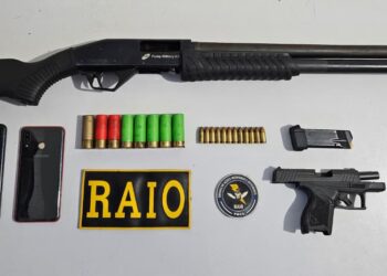 Polícia prende homem e apreende espingarda e pistola em zona rural de Aracati