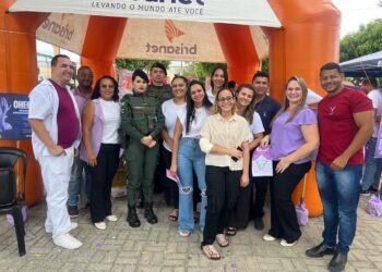 Agosto Lilás: Alunos da Escola Integrada José de Alencar promovem Tenda Temática com ações para população em Aracati