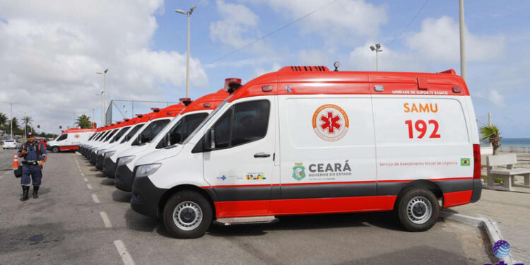 Samu Ceará recebe 25 novas ambulâncias nesta segunda (11)