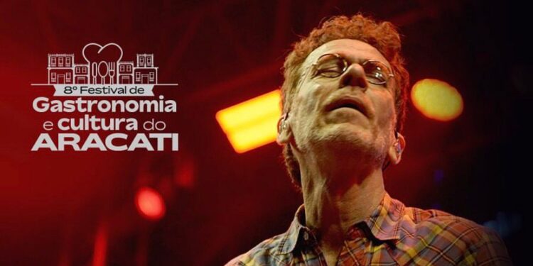 Nando Reis movimenta primeira noite do 8º Festival de Gastronomia e Cultura do Aracati