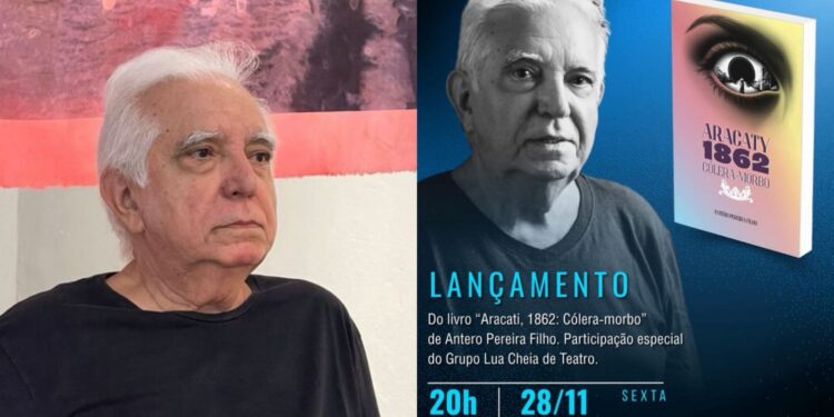 Aracati recebe lançamento de “Aracati, 1862: Cólera-morbo” na próxima sexta-feira (28)