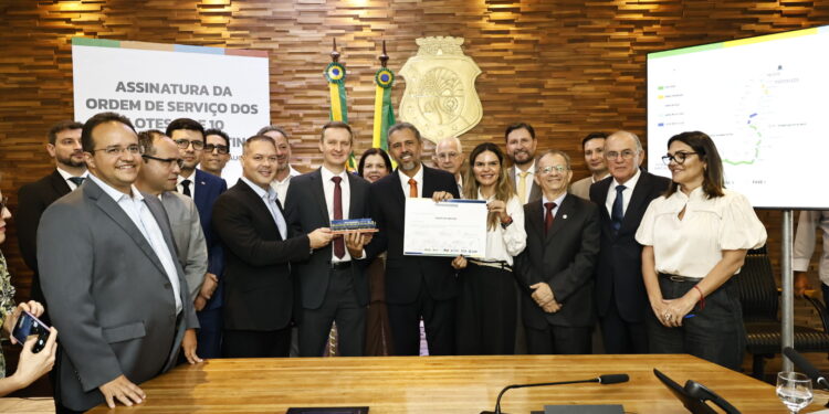 Transnordestina passa a ter 100% das obras autorizadas no Ceará com aval para os lotes 9 e 10