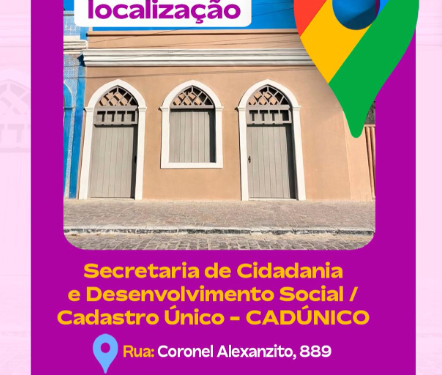 Secretaria de Cidadania e Desenvolvimento Social passa a atender em nova localização