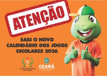 Sesporte divulga calendário dos Jogos Escolares do Ceará 2026
