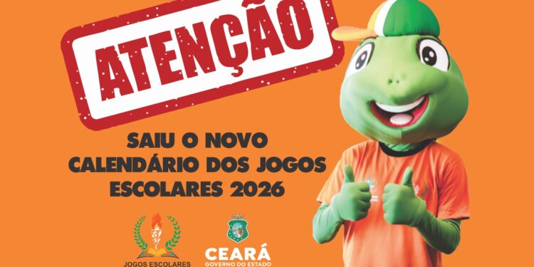 Sesporte divulga calendário dos Jogos Escolares do Ceará 2026
