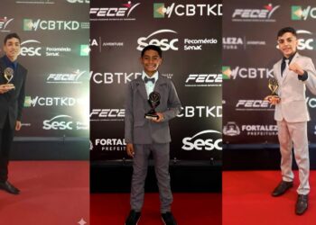 Atletas aracatienses são destaques nos Melhores do ano do Taekwondo Cearense 2025