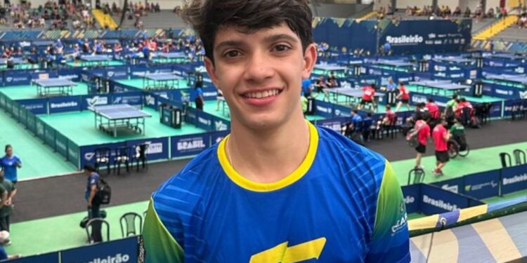 Paratenista cearense é convocado para participar da formação integrada pela CBTM