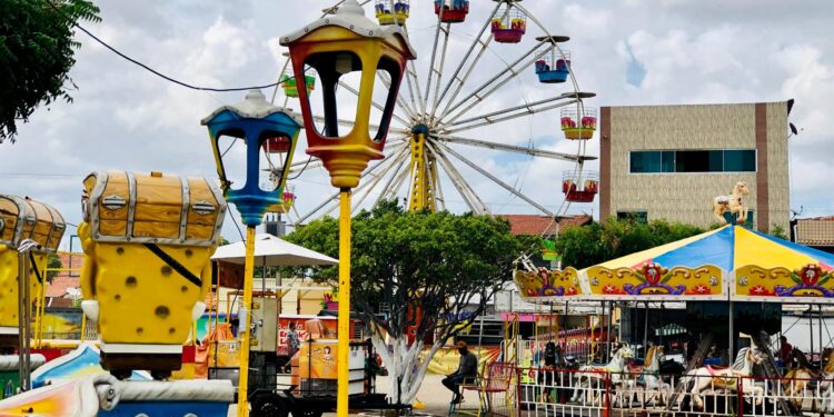 É hoje: último dia para aproveitar o Parque de Diversões Santa Luzia em Aracati