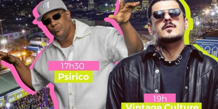 Psirico e Vintage Culture lideram última noite de Carnaval em Aracati