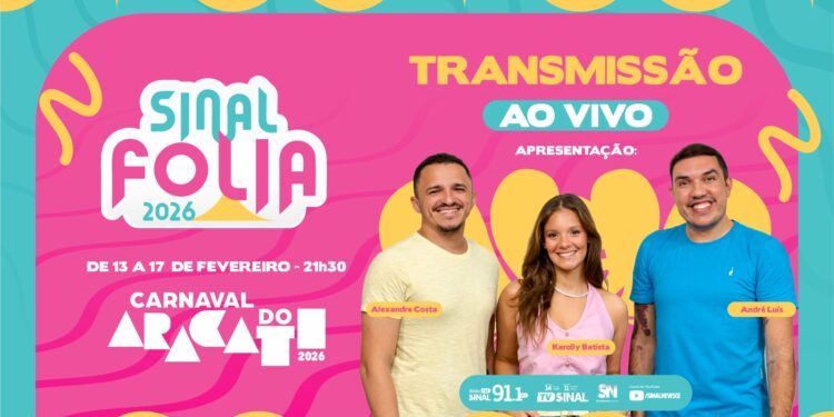Sinal transmite ao vivo o Carnaval do Aracati 2026