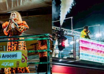 Daniela Mercury e Matheus Fernandes movimentam sábado de Carnaval em Aracati