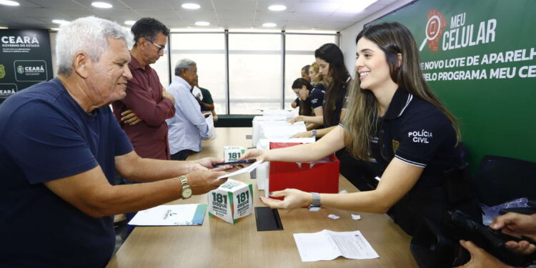 Meu Celular: mais de 13 mil celulares já foram recuperados pelas Forças de Segurança do Ceará