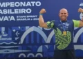 Paratleta aracatiense Elione Sousa conquista dois ouros no Campeonato Brasileiro de Canoa Havaiana