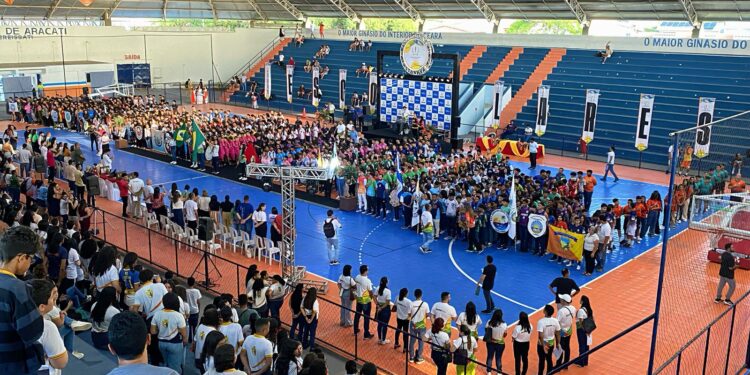 Aracati realiza etapa municipal dos Jogos Escolares com cerimônia de abertura nesta segunda-feira (23)