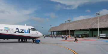 Aeroporto de Aracati ganhará novos voos comerciais com a Azul Linhas Aéreas