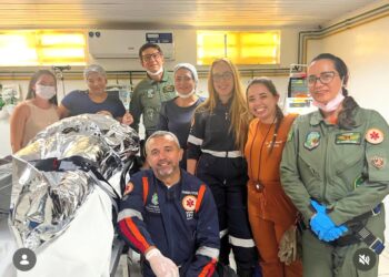 Enel Aracati: trabalhador terceirizado sofre choque elétrico, tem mais de 50% do corpo queimado e é transferido de helicóptero  para Fortaleza