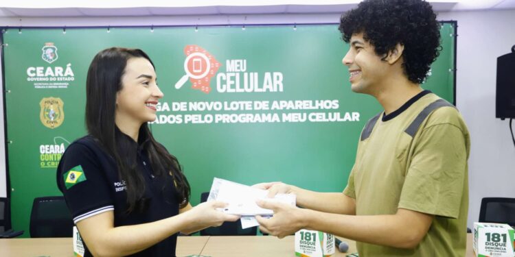 Roubos de aparelhos celulares reduzem 33,6% no Ceará nos dois anos de programa “Meu Celular”