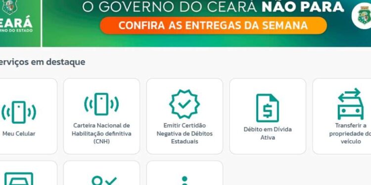 Governo do Ceará lança novo portal, com mais funcionalidades e novos serviços para a população