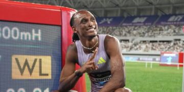 Alison dos Santos abre Diamond League vencendo recordista mundial