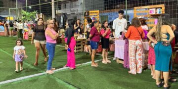 Feira de Artesanato, Beleza e Sabores movimentou o bairro Farias Brito neste sábado em Aracati
