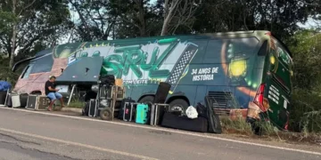 Ônibus da banda Mastruz com Leite sofre acidente no Maranhão; ninguém ficou ferido