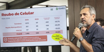 Roubos de celulares reduzem 59,8% no Ceará