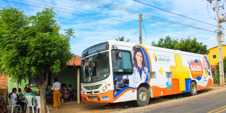 Unidade Móvel de Saúde divulga cronograma semanal de atendimentos em Aracati