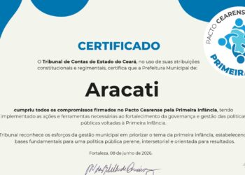 Aracati conquista reconhecimento do Pacto Cearense pela Primeira Infância