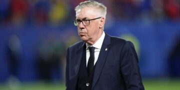 Ancelotti vê melhora do Brasil e espera ter Neymar contra a Escócia