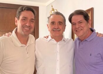 Eduardo Bismarck se reúne com Cid Gomes e Bismarck Maia reforçando aliança política