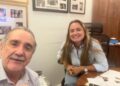 Em encontro com a prefeita Roberta, Bismarck reforça aliança política em Aracati