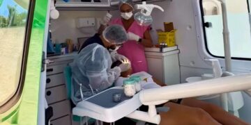 Unidade Odontológica Móvel leva atendimento gratuito para a comunidade do Cumbe