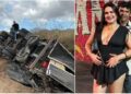 Colisão frontal entre carro e carreta deixa homem morto e cantora de forró ferida em Sobral